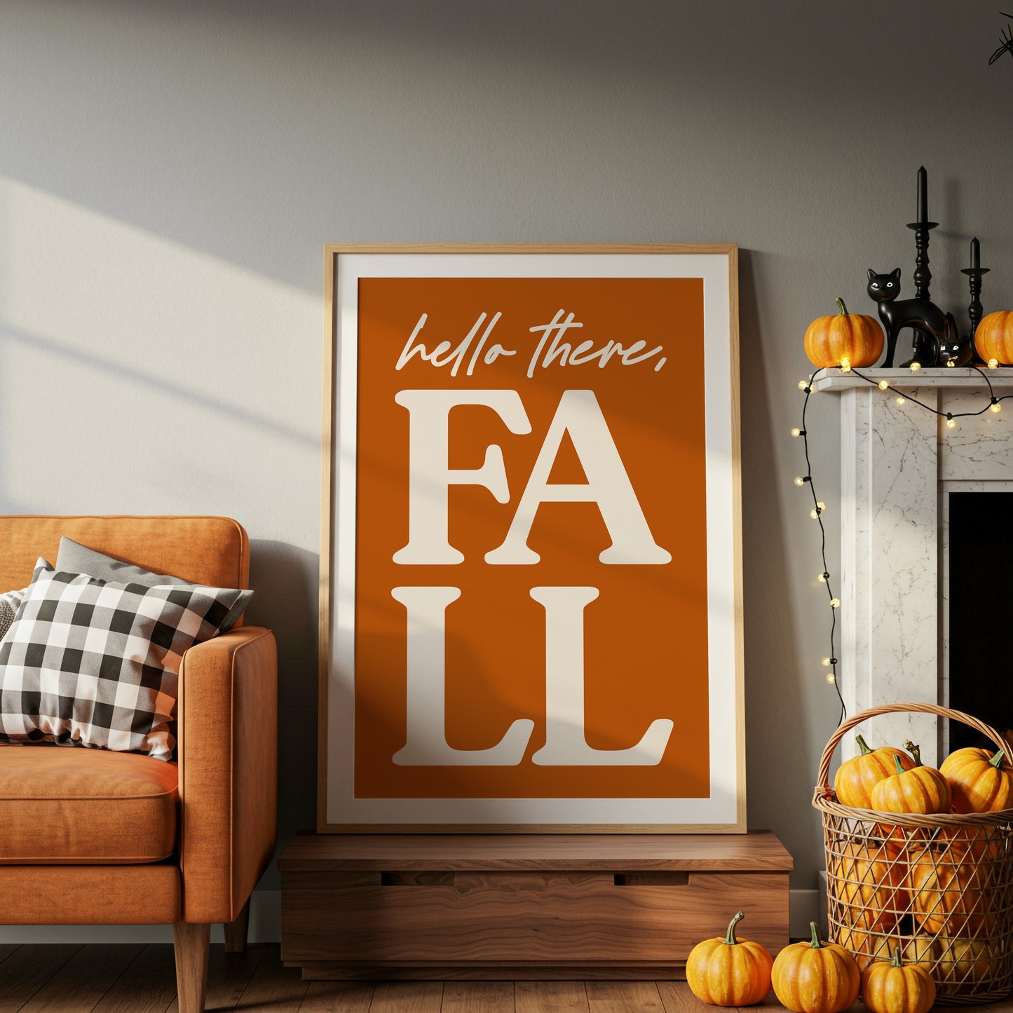 Autumn Greetings In Bold Letters