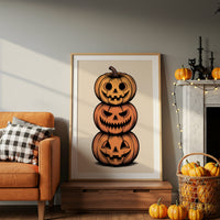 Stacked Gourds Tell October Tales