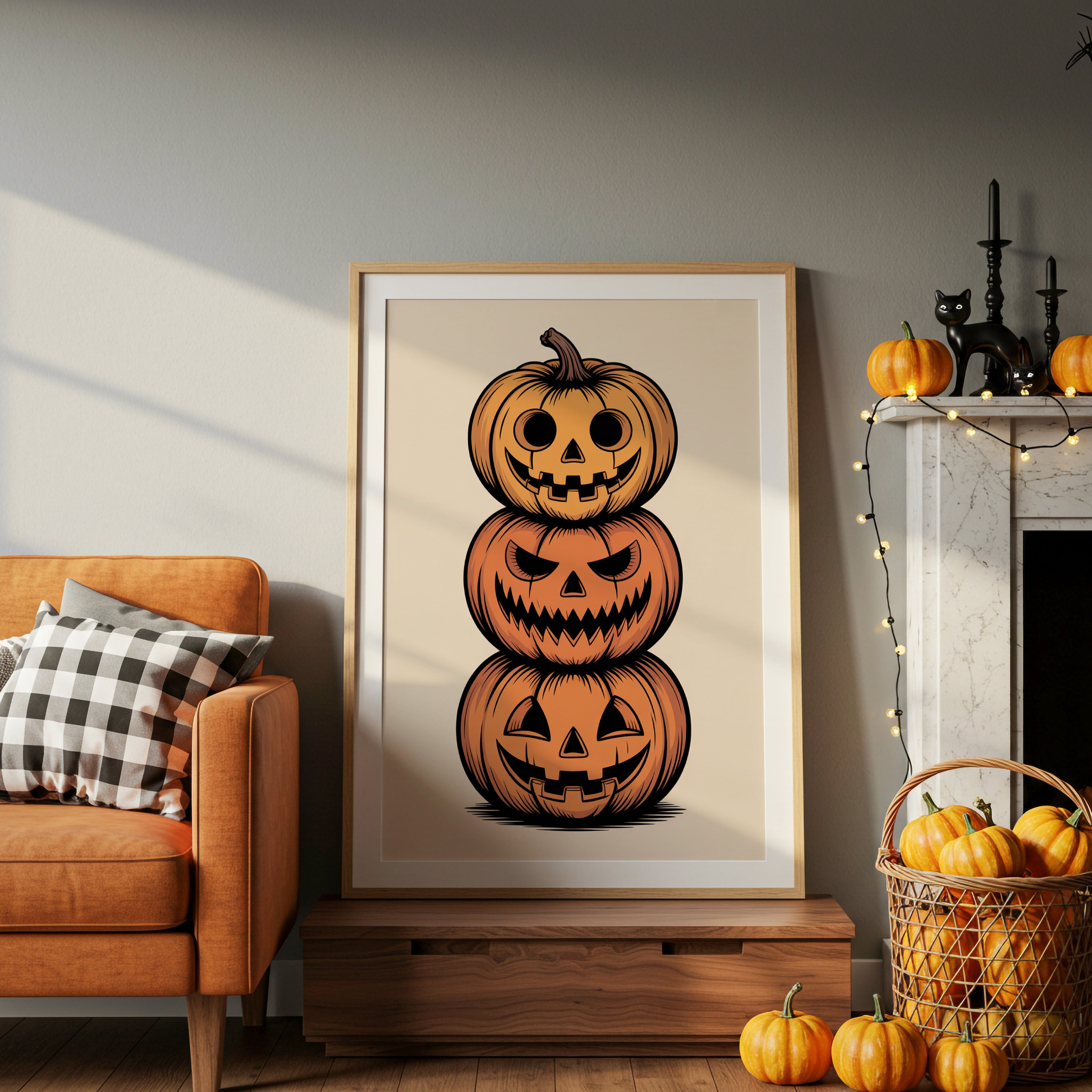 Stacked Gourds Tell October Tales