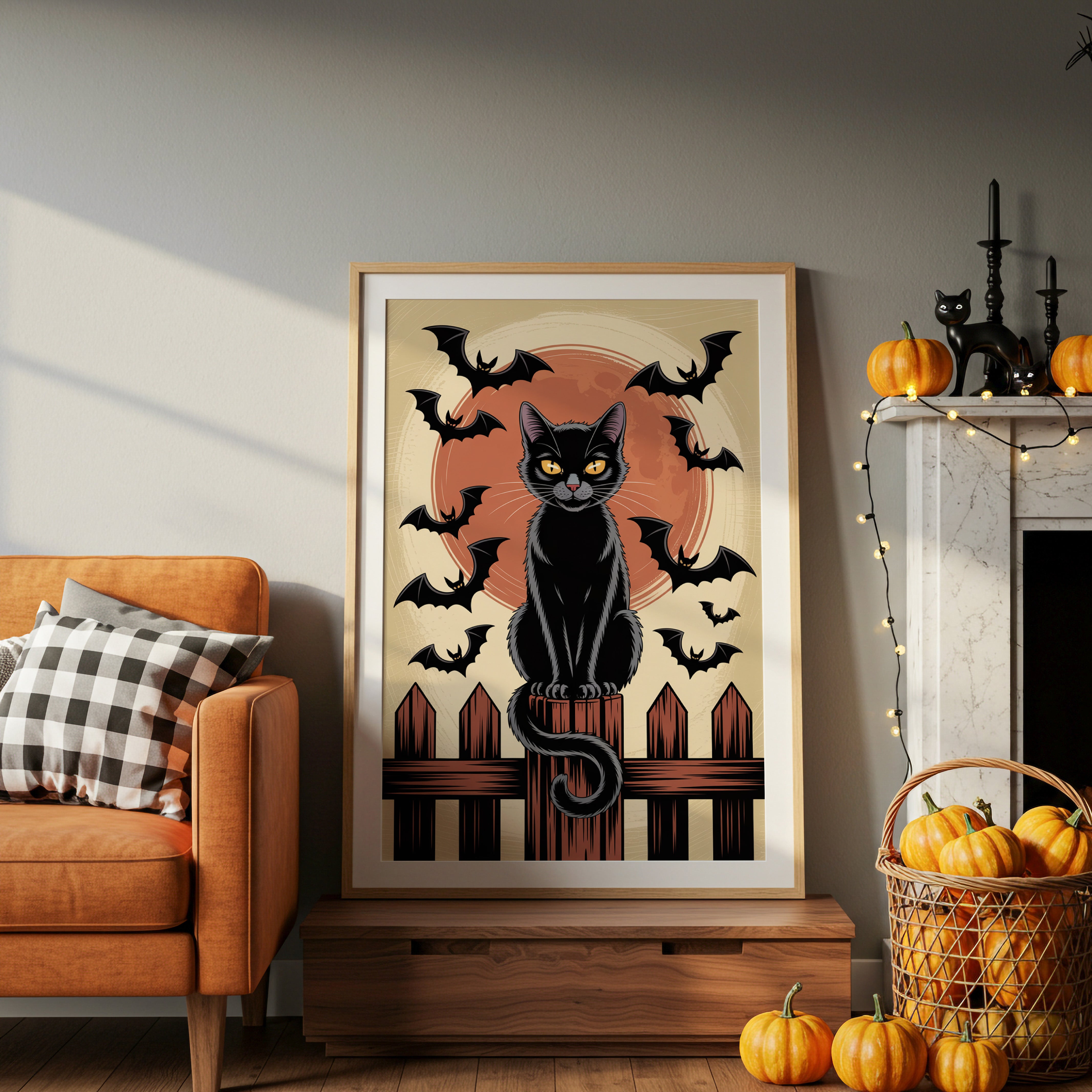 Midnight Keeper Of Autumn Moon