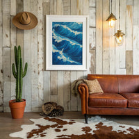 Tides Dance In Cerulean Motion