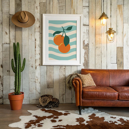 Citrus Waves On Summer Shores