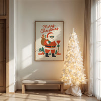 Retro Santa Brings Holiday Cheer