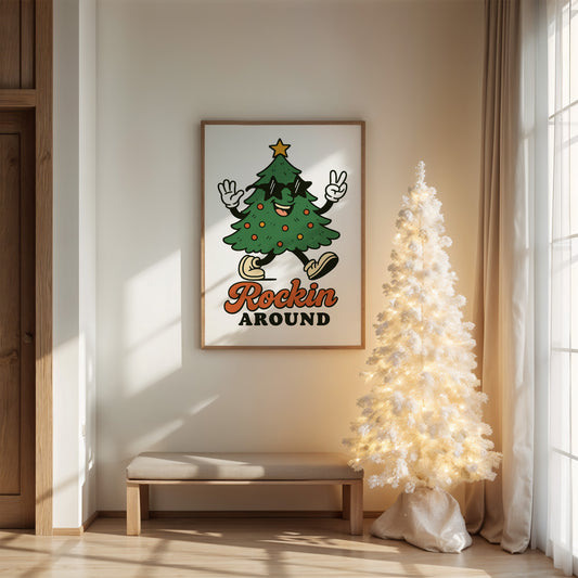 Festive Pine Struts With Joy