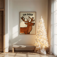 Playful Reindeer Brings Holiday Cheer