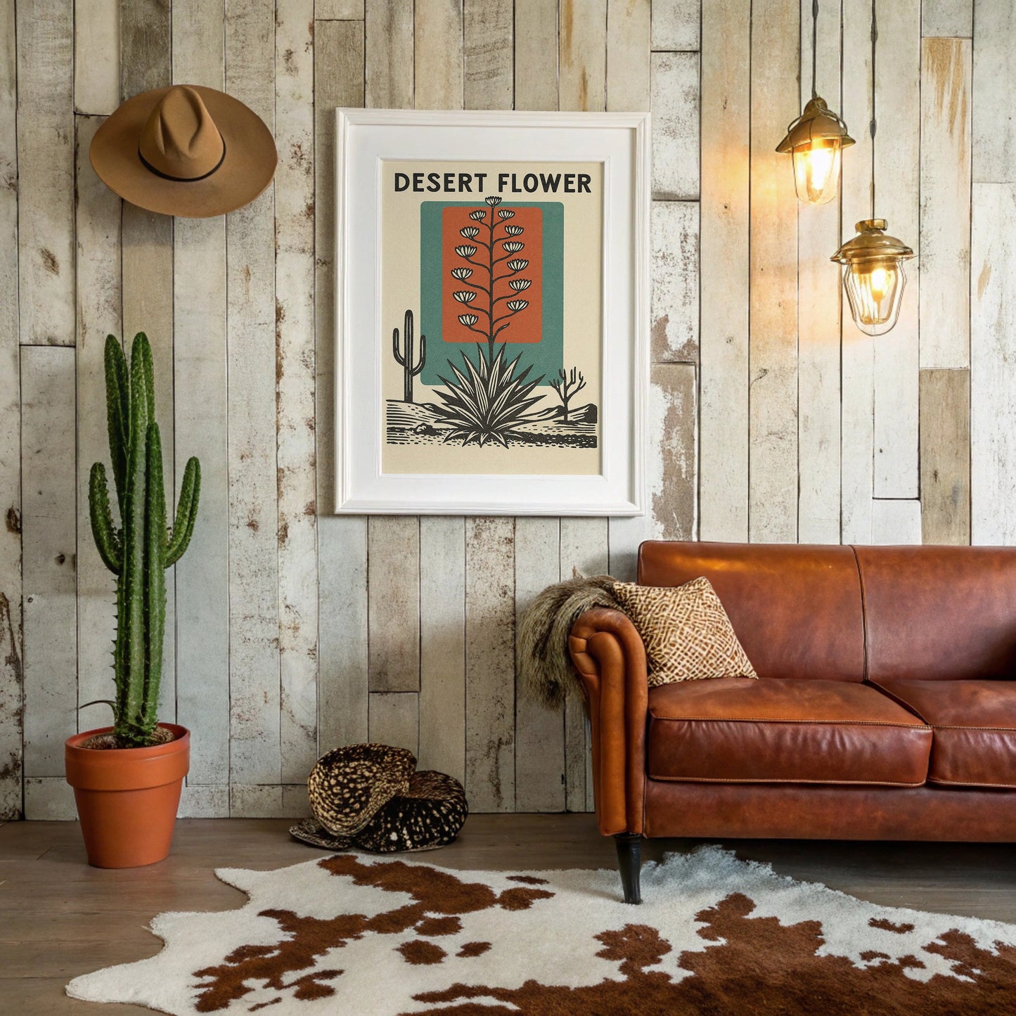 Southwestern Bloom In Vintage Hues