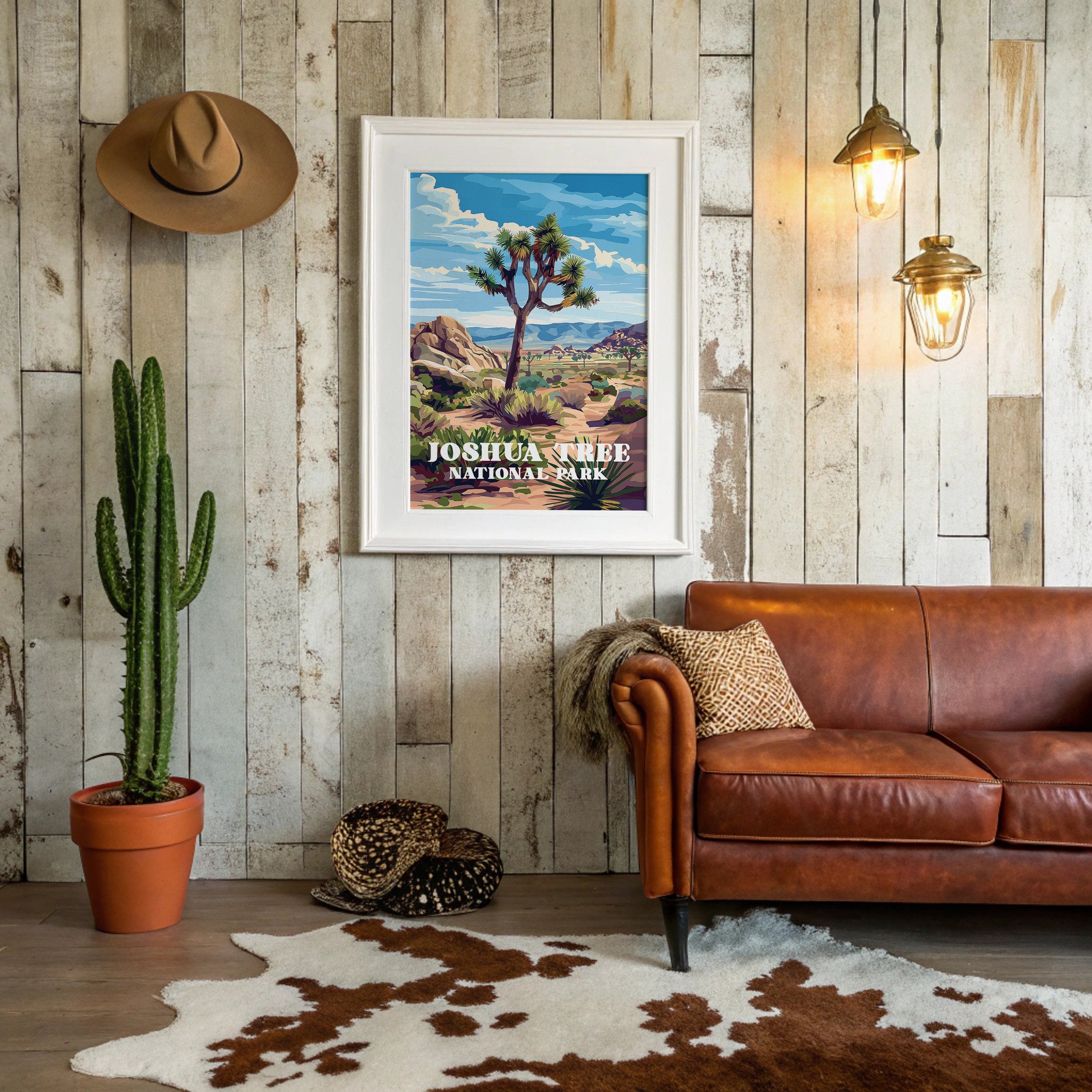 Desert Sentinel Under Azure Skies