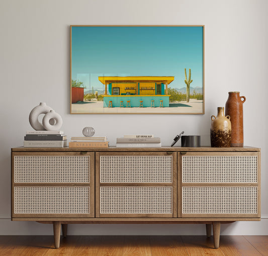 Turquoise Oasis Waits For Travelers