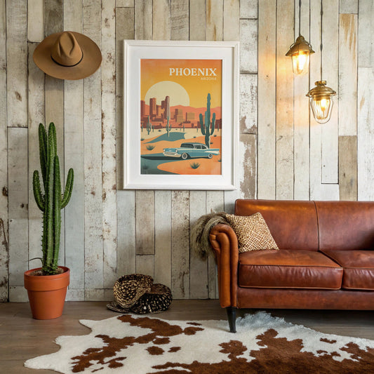 Sunset Cruising Through Desert Horizons