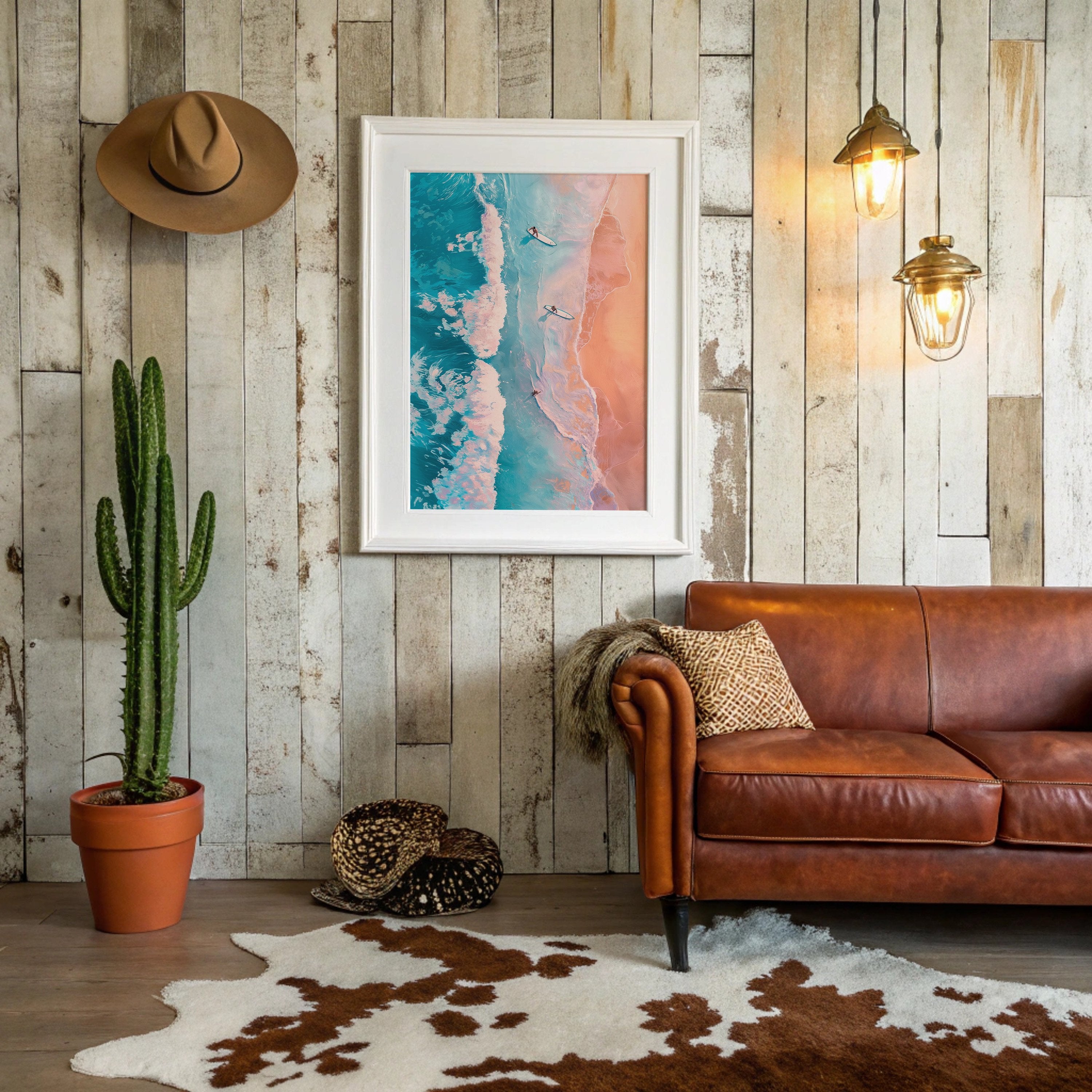 Surfers Chase Coral Tides