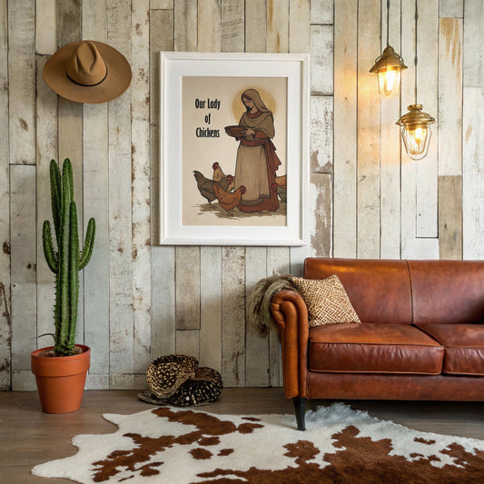 Sacred Hens And Rustic Charm