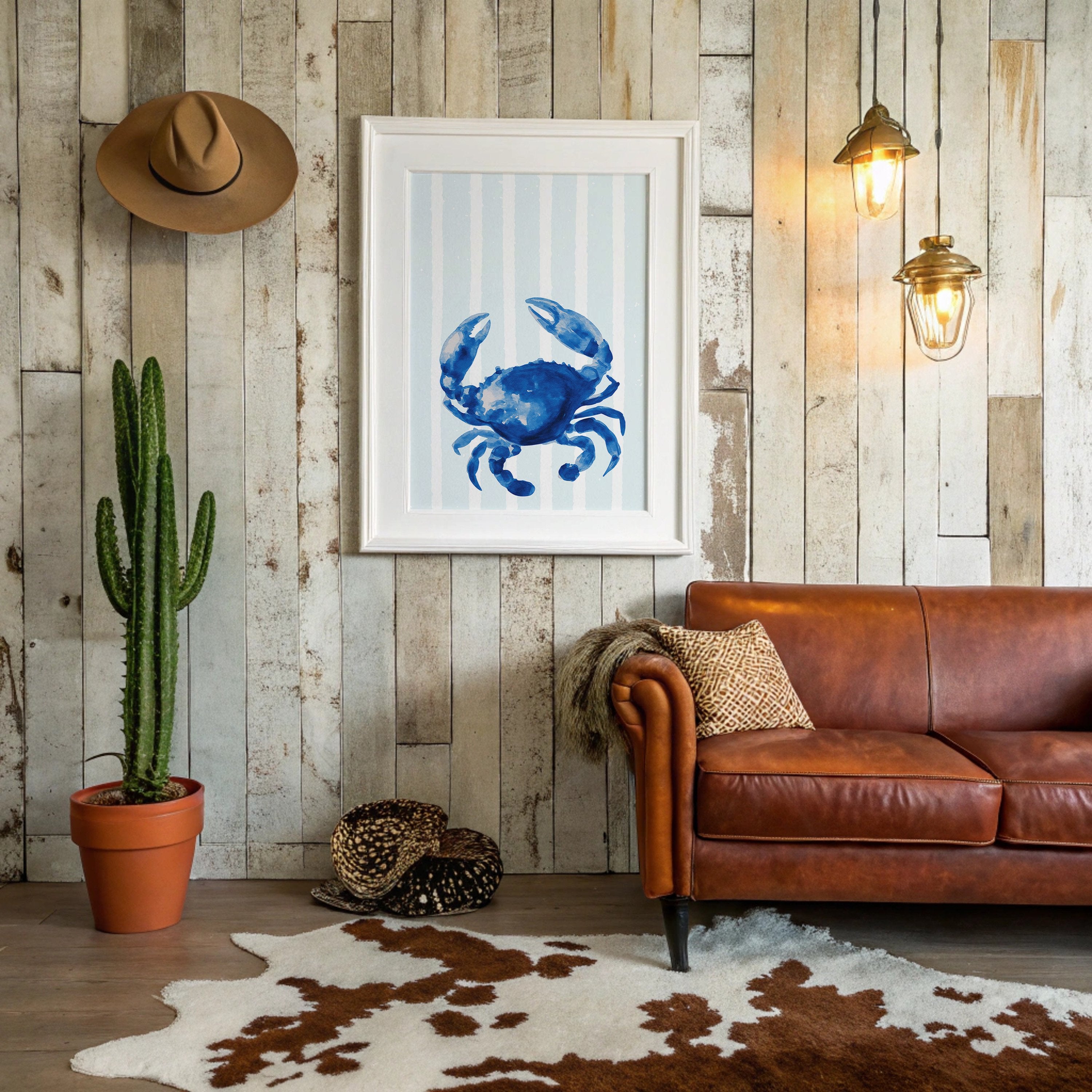 Coastal Blue Meets Desert Warmth