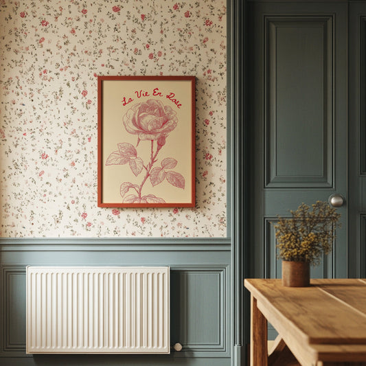 Parisian Bloom In Rustic Retreat