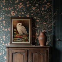 Winter's Scholar Among Ancient Tomes