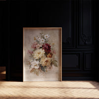 Peonies Against Midnight Walls