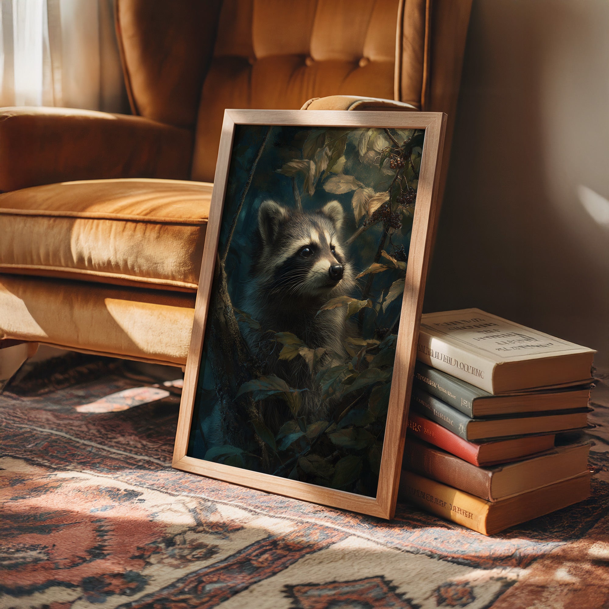 Twilight Scout Among Autumn Leaves