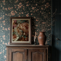 Honey Visitor Among Blush Petals