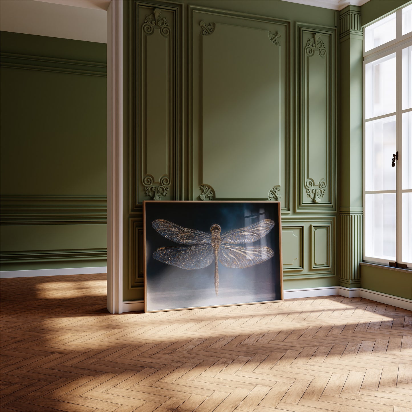 Golden Wings Among Literary Treasures