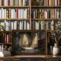 Ancient Pages Bathe In Light