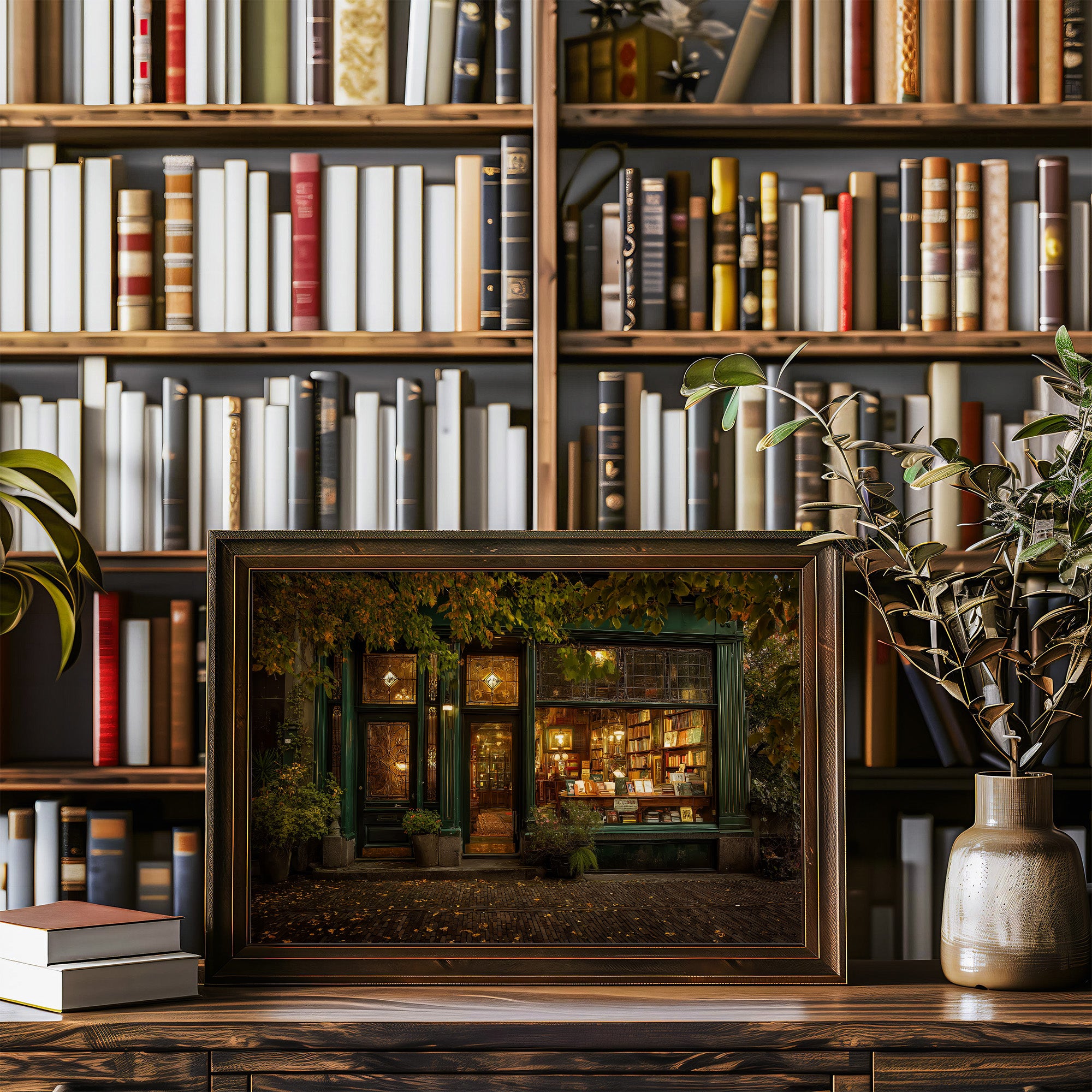 Bookshop Dreams Within Library Walls