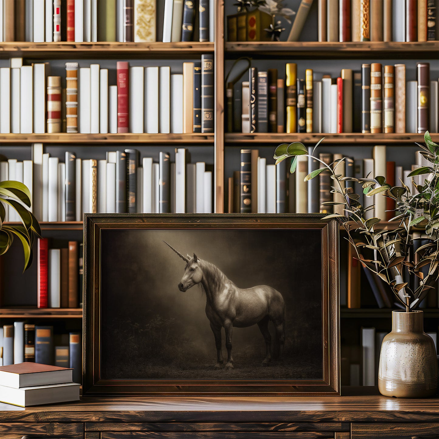 Ancient Myths Between Wooden Shelves