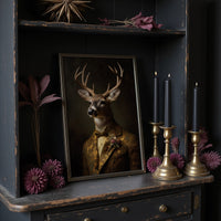 Noble Stag In Gilded Attire