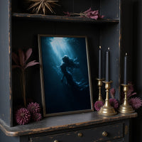 Beneath Rays In Azure Depths