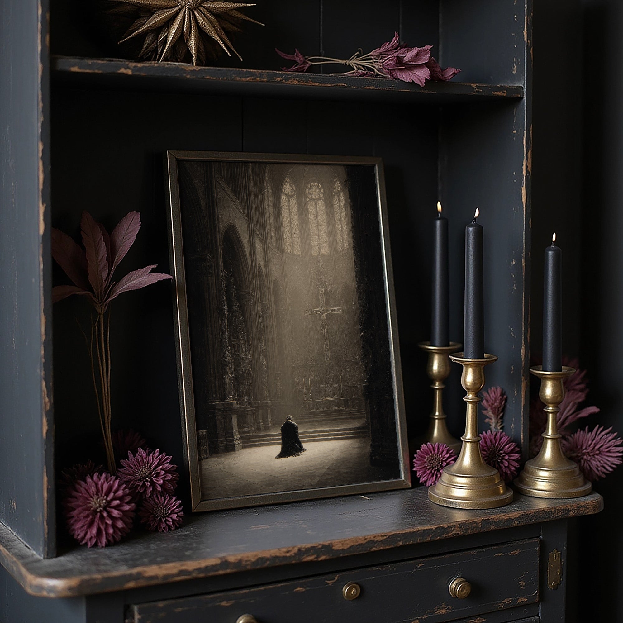 Sacred Solitude In Golden Light