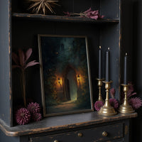 Lanterns Guide Through Forgotten Doors