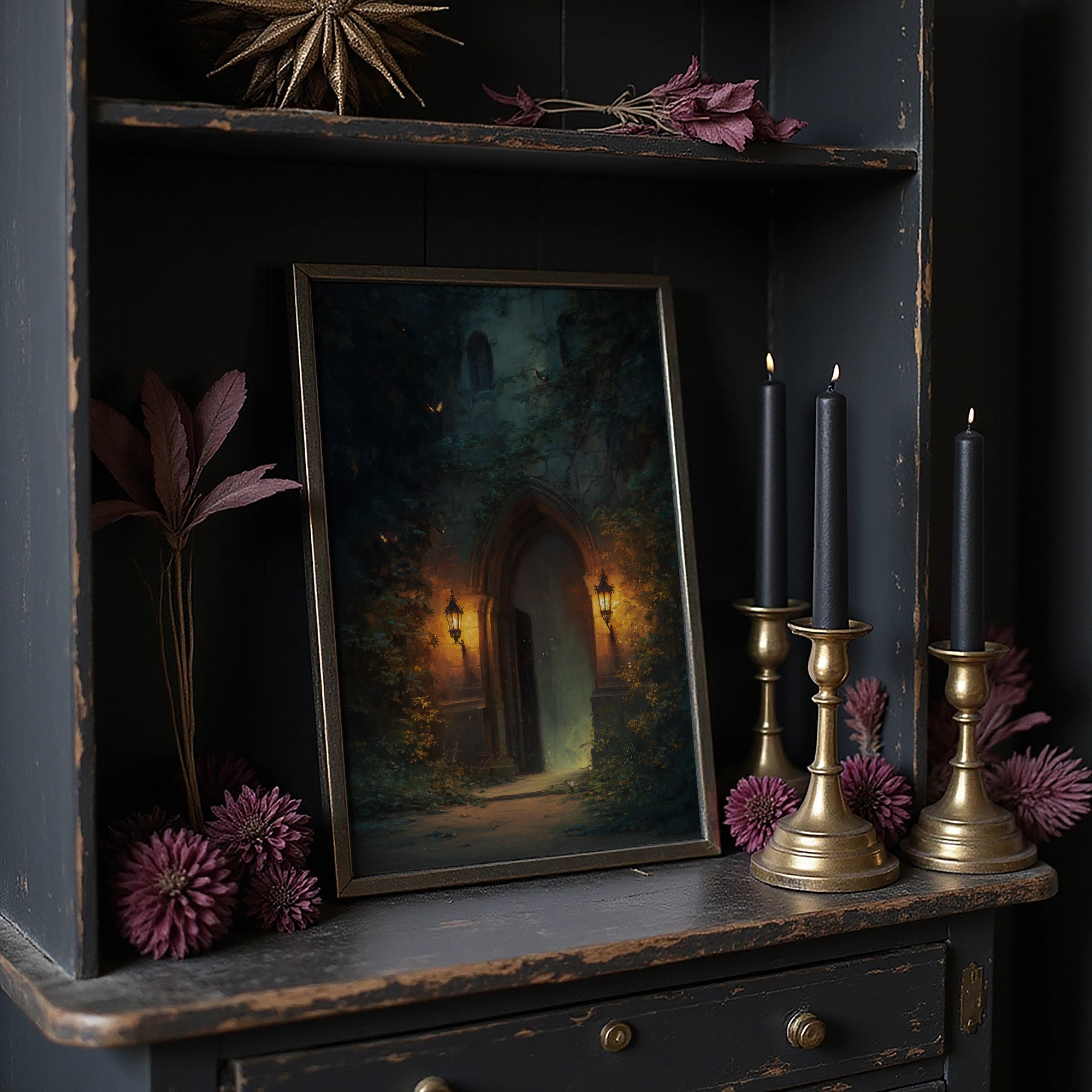 Lanterns Guide Through Forgotten Doors