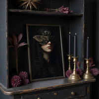 Moth Wings Mask Midnight Secrets