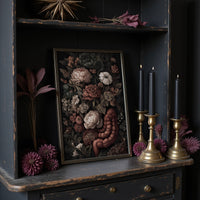 Velvet Blooms Against Midnight Walls