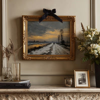 Frost Path To Golden Horizon