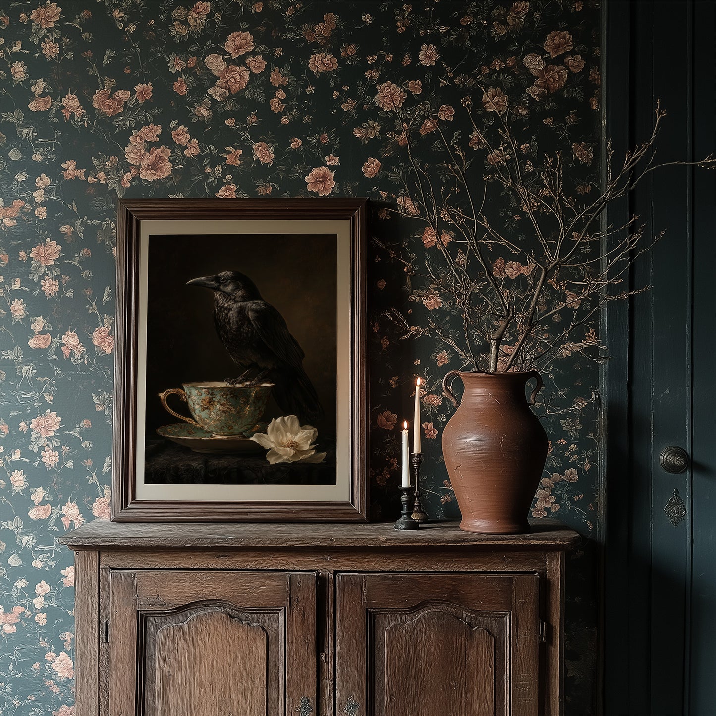 Raven's Teacup In Fading Light