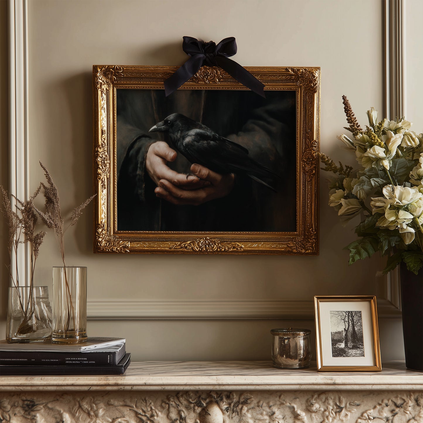 Raven's Trust In Human Hands