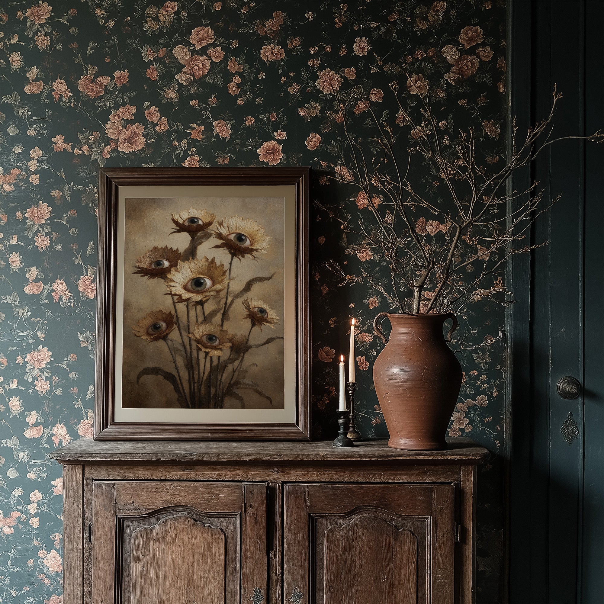 Watching Blooms Beneath Autumn Light