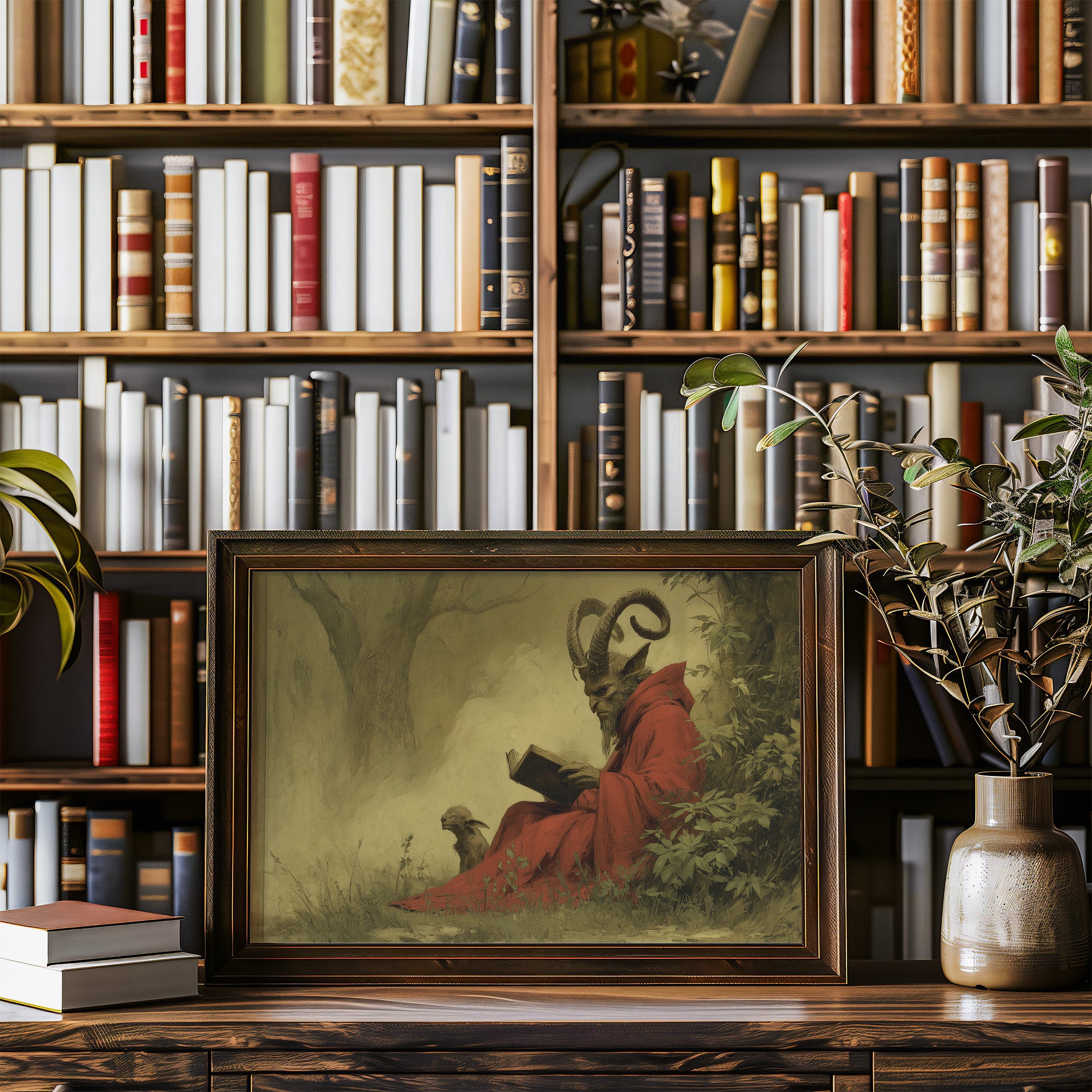 Ancient Lore Between Library Shelves