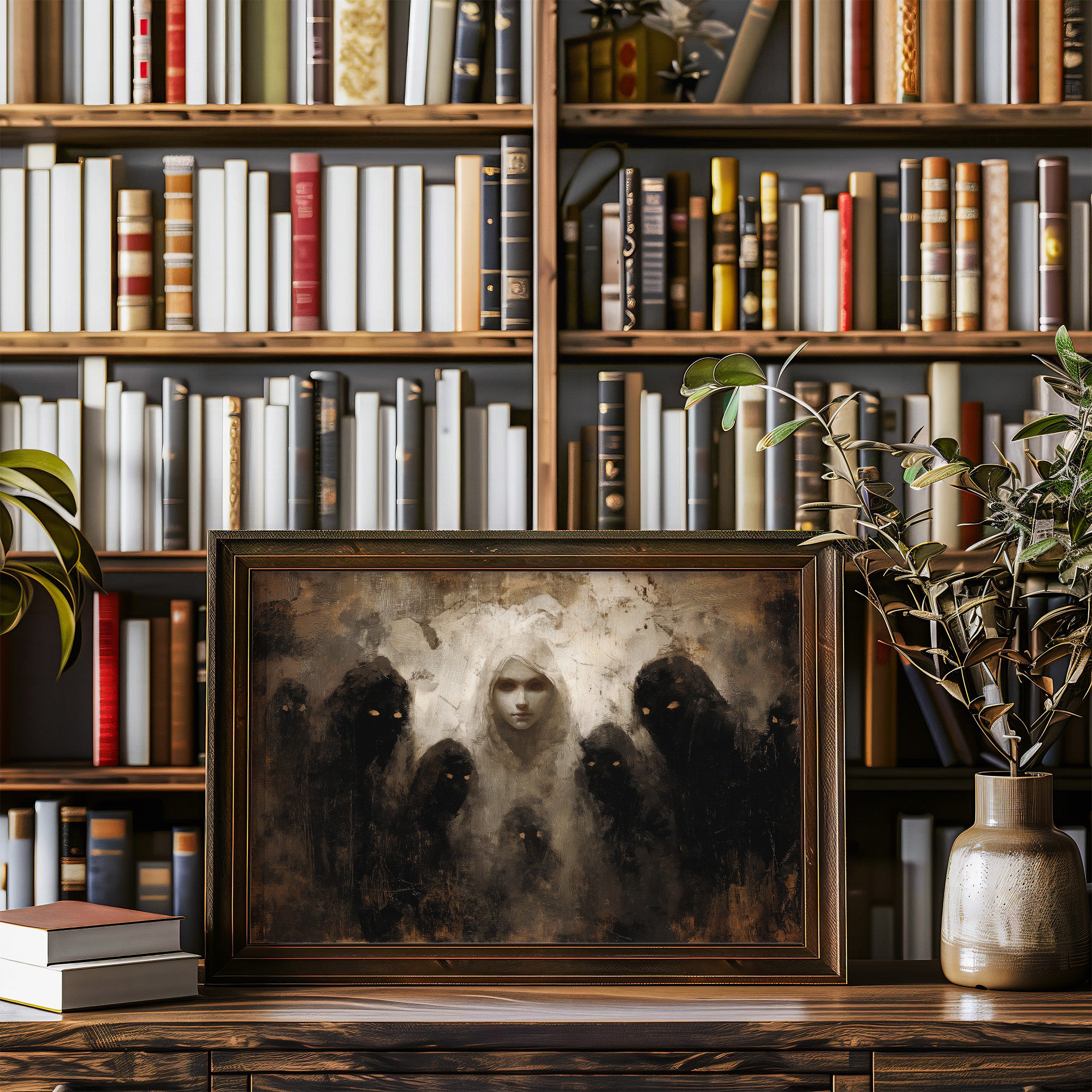 Haunted Tales Between Leather Spines