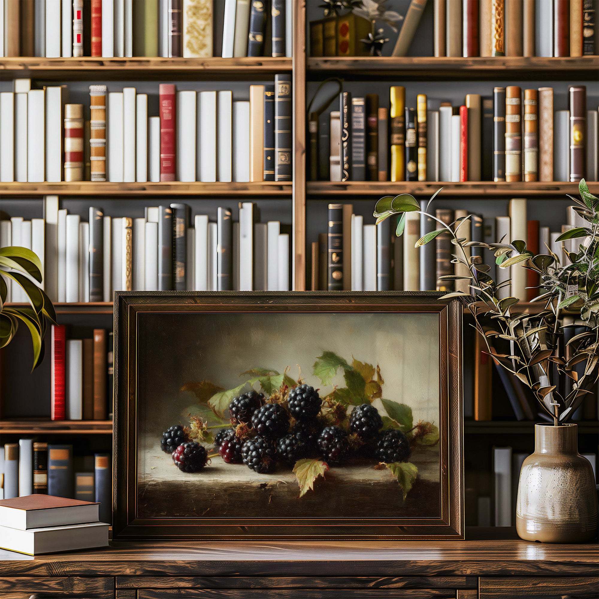 Blackberries Among Literary Treasures