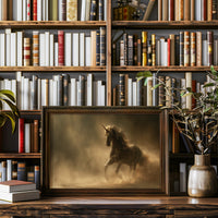 Mythic Gallop Through Golden Dust