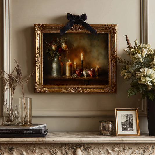 Candlelit Stories Between Leather Spines