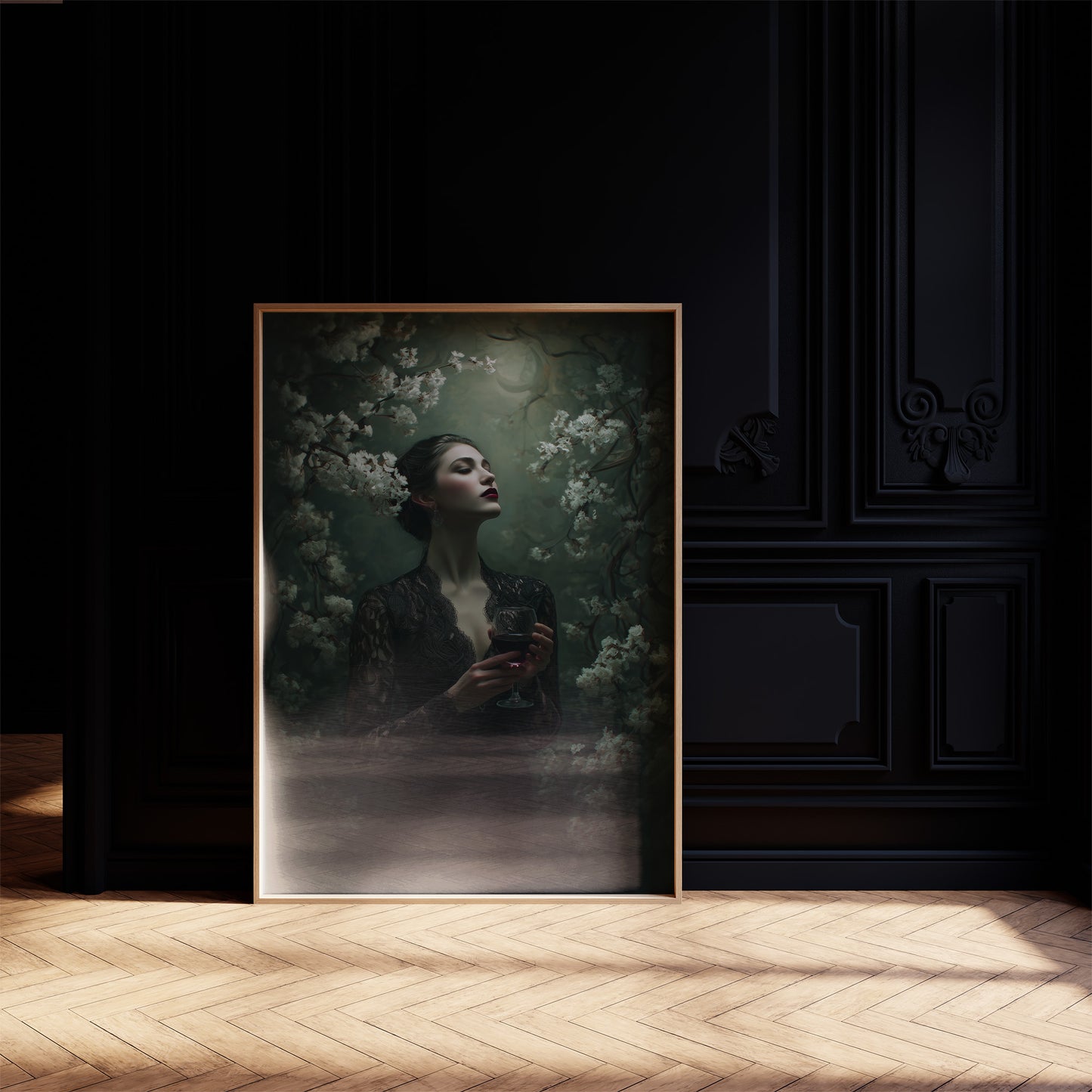 Emerald Nights Between Blossoms