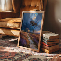 Storm Bends The Coastal Oak