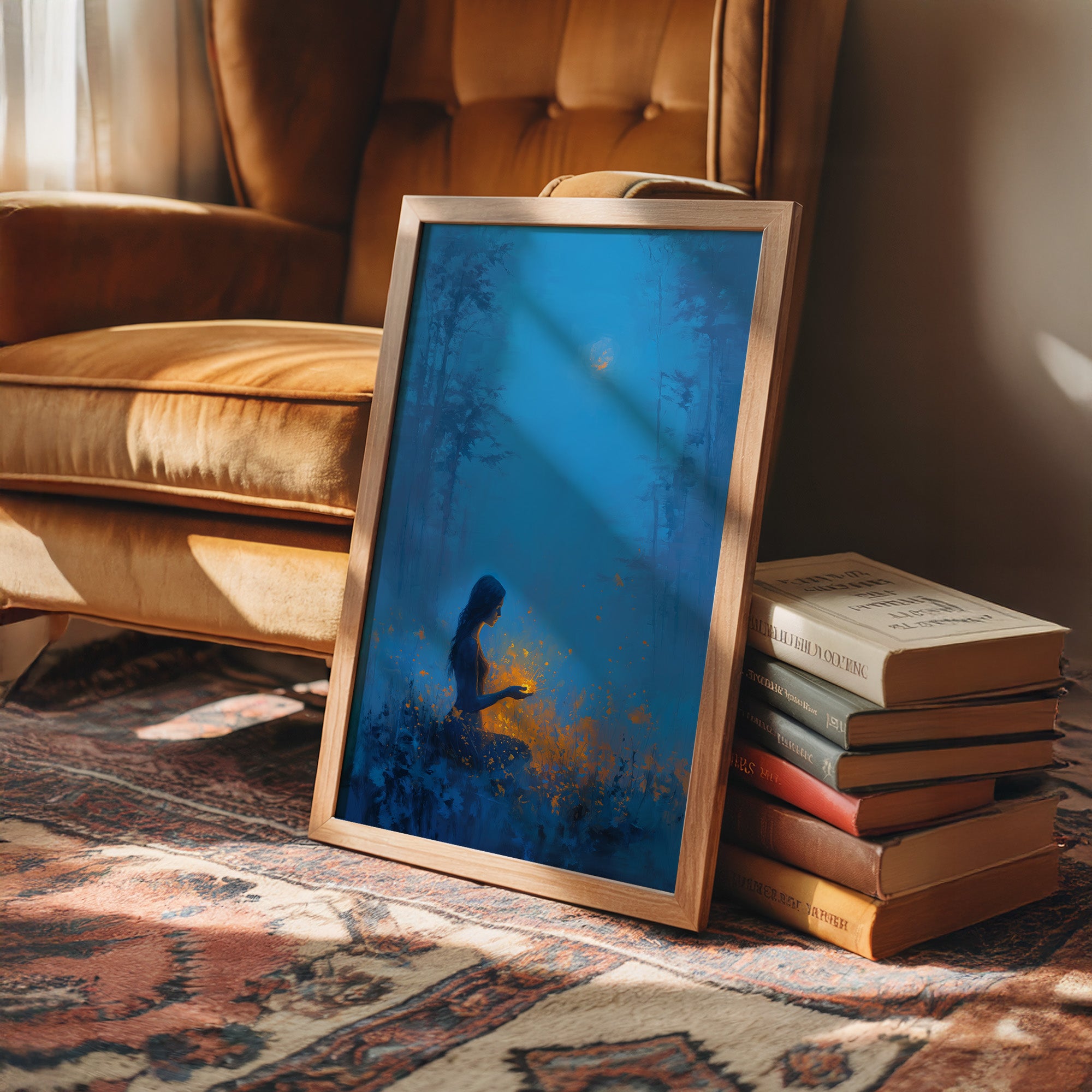 Fireflies Dance At Twilight's Edge