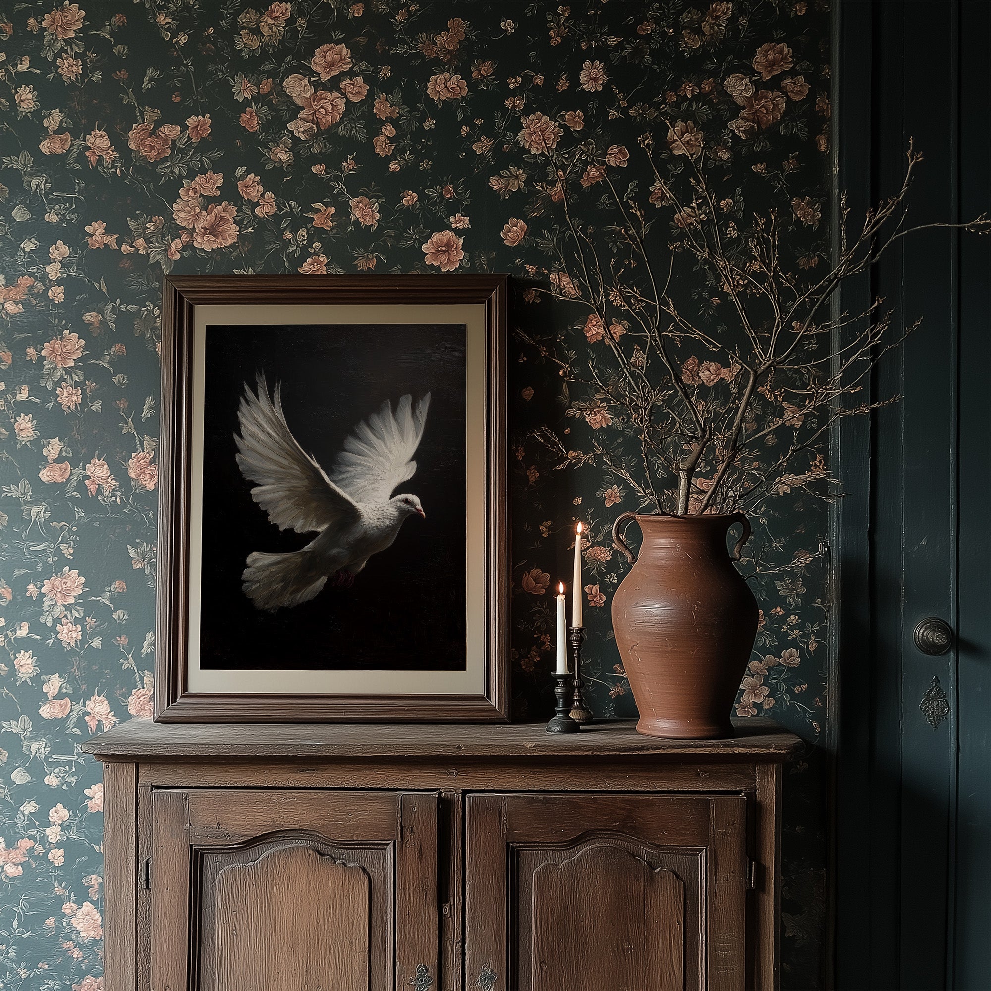 Flight Against Midnight's Canvas