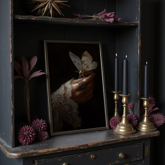 Midnight Visitor On Gilded Fingers