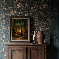 Golden Pages Behind Ivy Walls