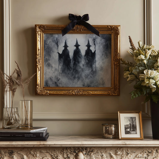 Mist Cloaked Figures Await Dawn