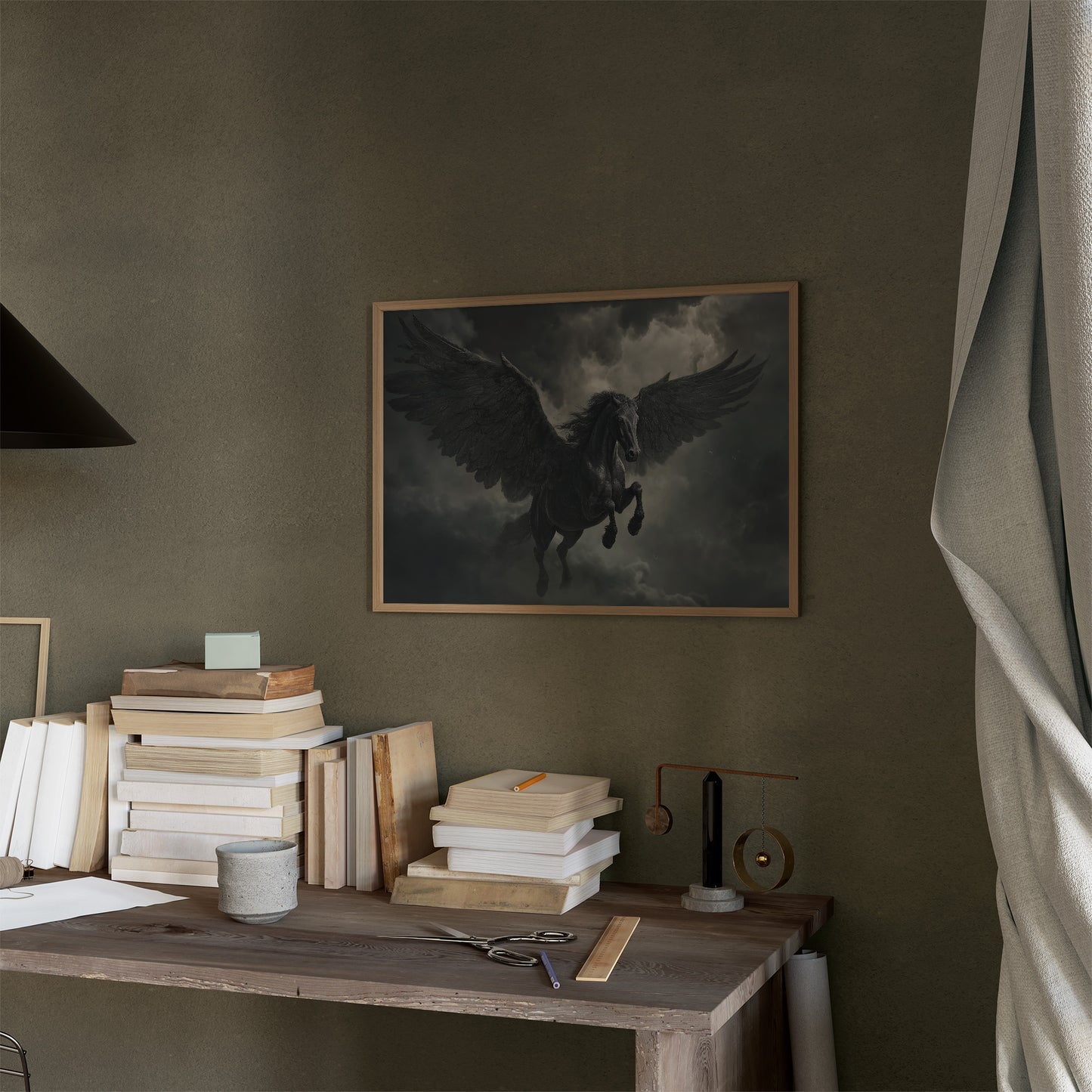 Midnight Stallion Breaks The Sky