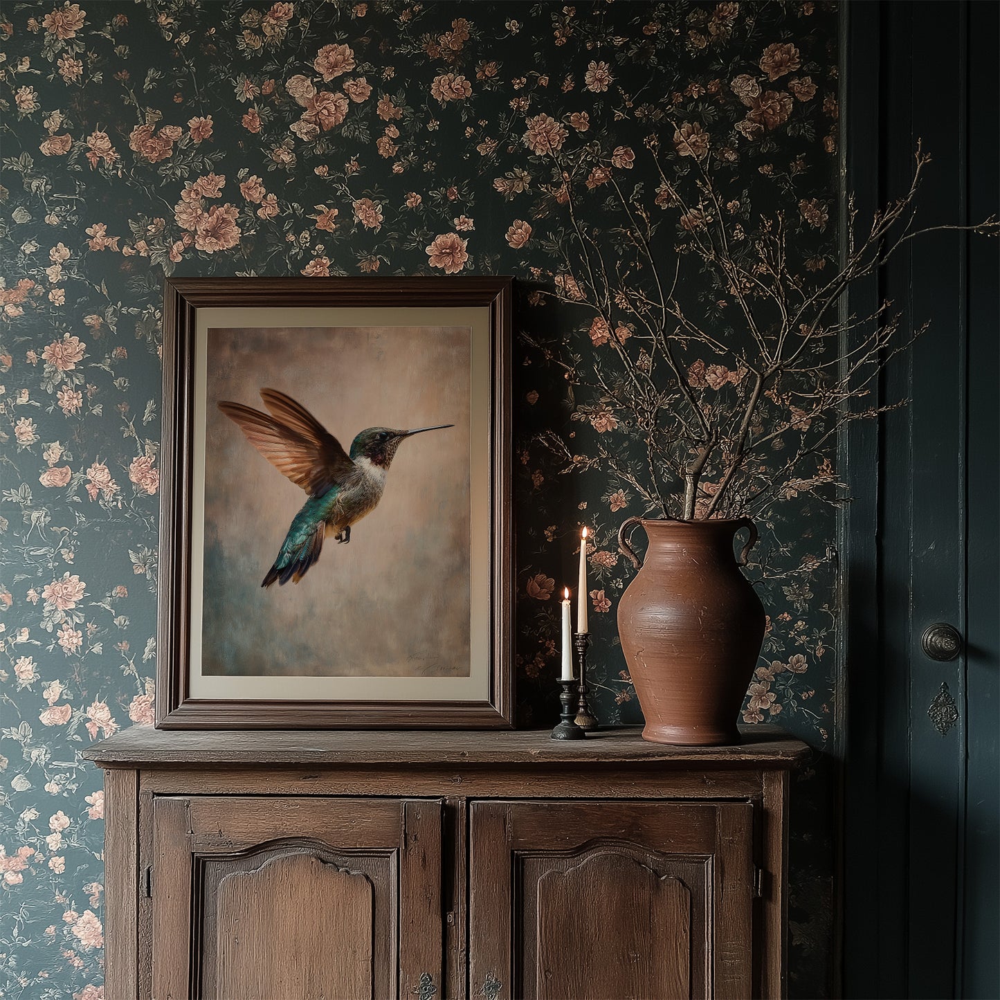 Copper Wings Meet Turquoise Sky